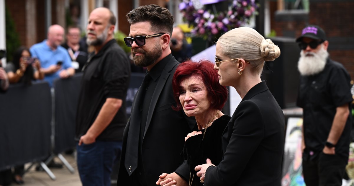 Ozzy Osbourne’s Family Is Visibly Emotional at His Funeral Procession